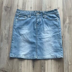 *VINTAGE* Angels Blue Denim Jean Skirt